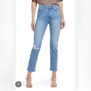 Paige Cindy high rise crop jeans size 25